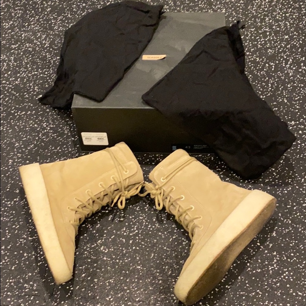 Yeezy season 2 boot tan